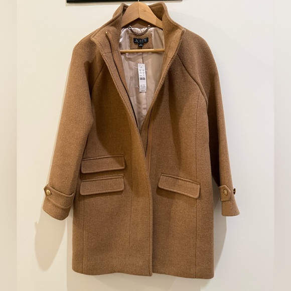 J.CREW *NWT* Nello Gori Toscana coat in Italian stadium-cloth wool blend - Picture 2 of 8